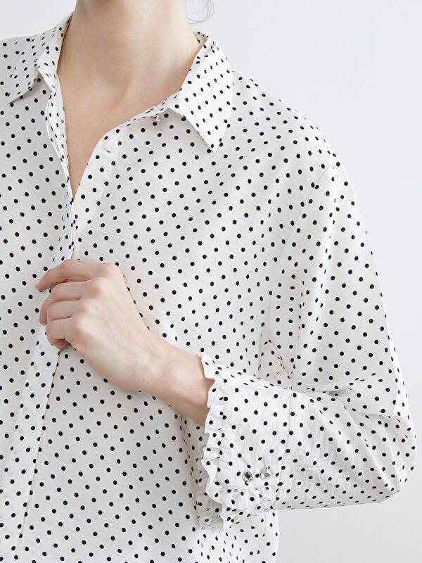 Moudda LC Waikiki - Chemise imprimée manches longues en tissu pour Femme - Tunisie 3