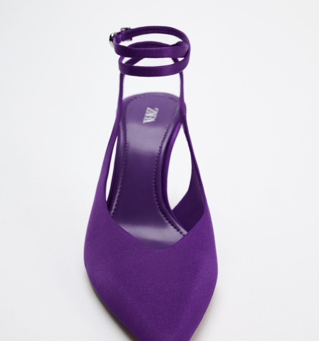 Moudda ZARA - Mocassins talon bracelet satin - Tunisie 4