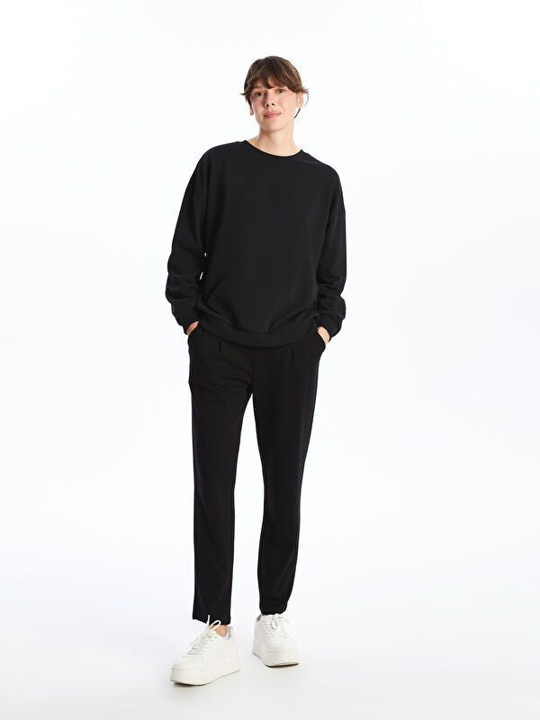Moudda LC Waikiki - Pantalon tissé moyen Femme Noir - Tunisie 1