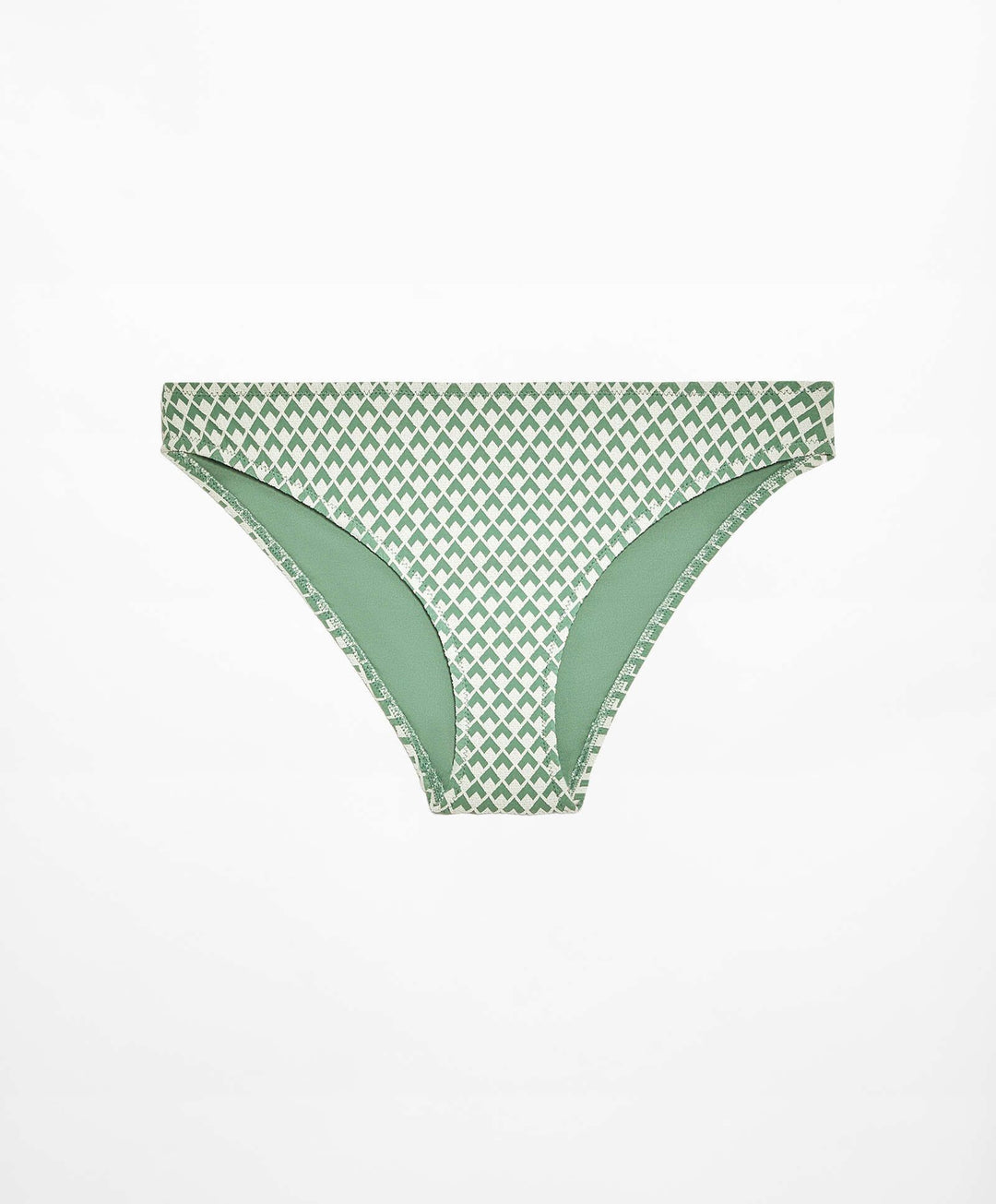 Moudda Oysho - Culotte Classique Jacquard Géométrique Vert - Tunisie 2