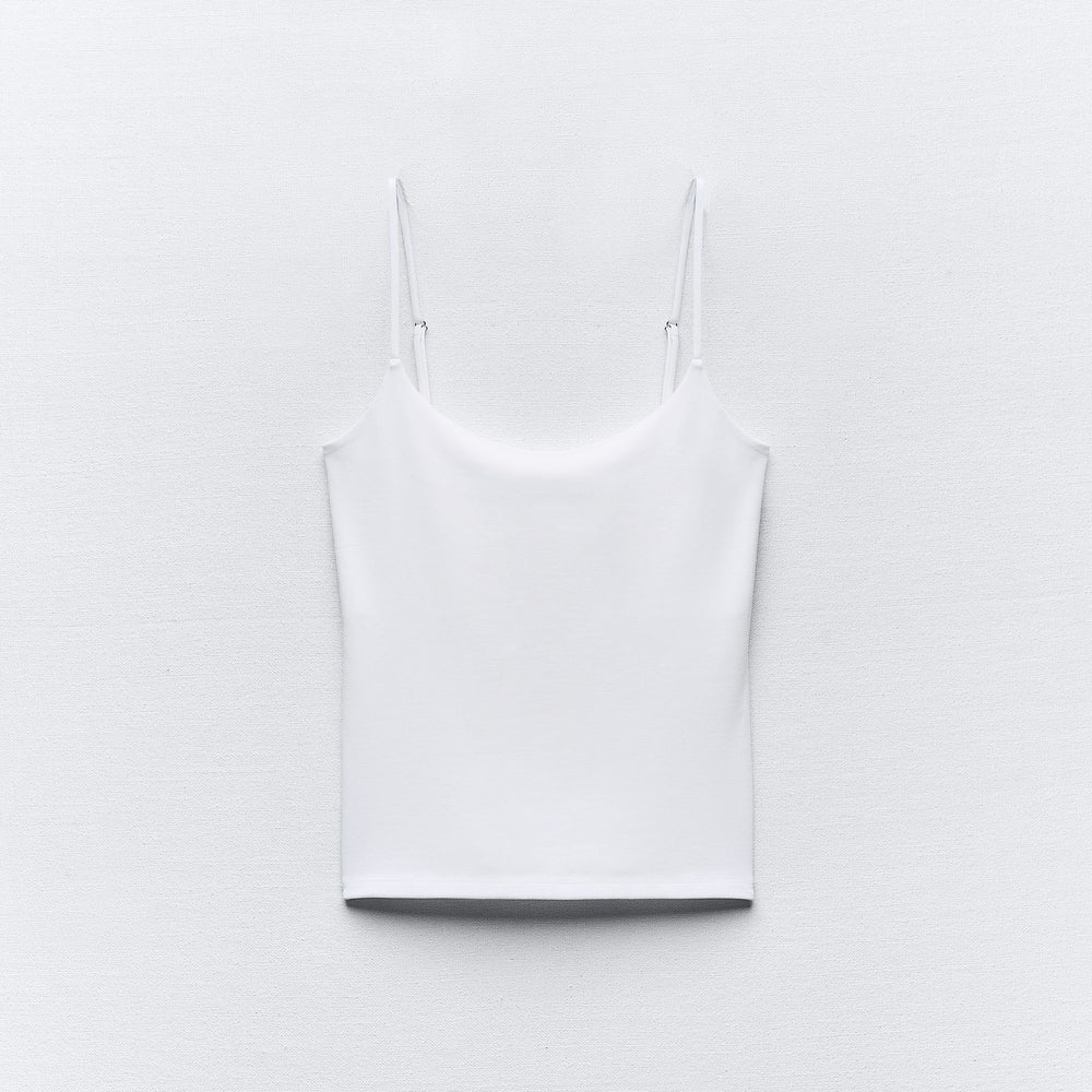 Moudda ZARA - T-shirt bretelles ajustables, coton bio - Tunisie 2