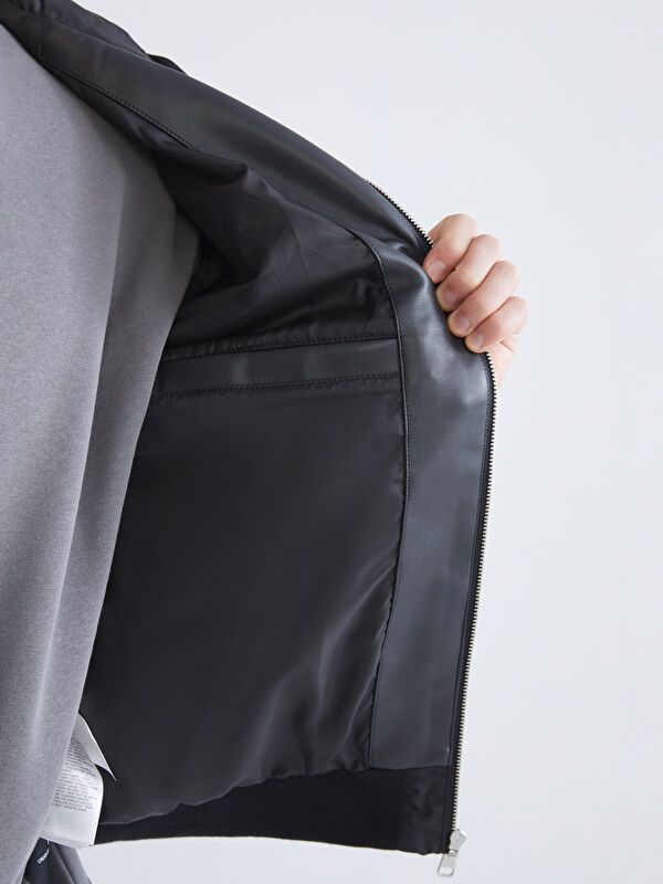 Moudda LC Waikiki - Manteau léger en similicuir pour Homme - Tunisie 4