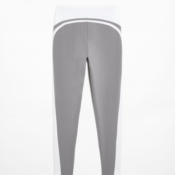Moudda Oysho - Legging Compressif Taille Haute Color Block Gris Moyen - Tunisie 4