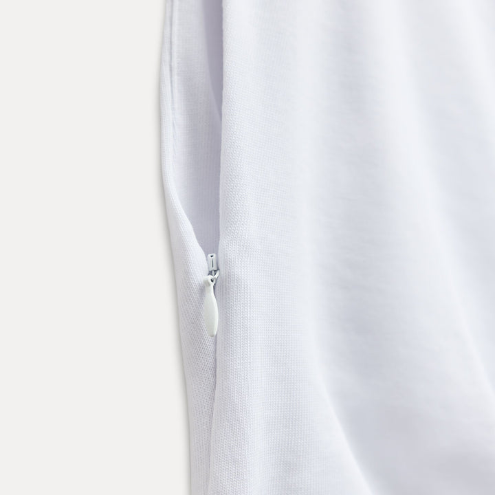 Moudda ZARA - T-shirt Blanc Asymétrique à Plis - Tunisie 3
