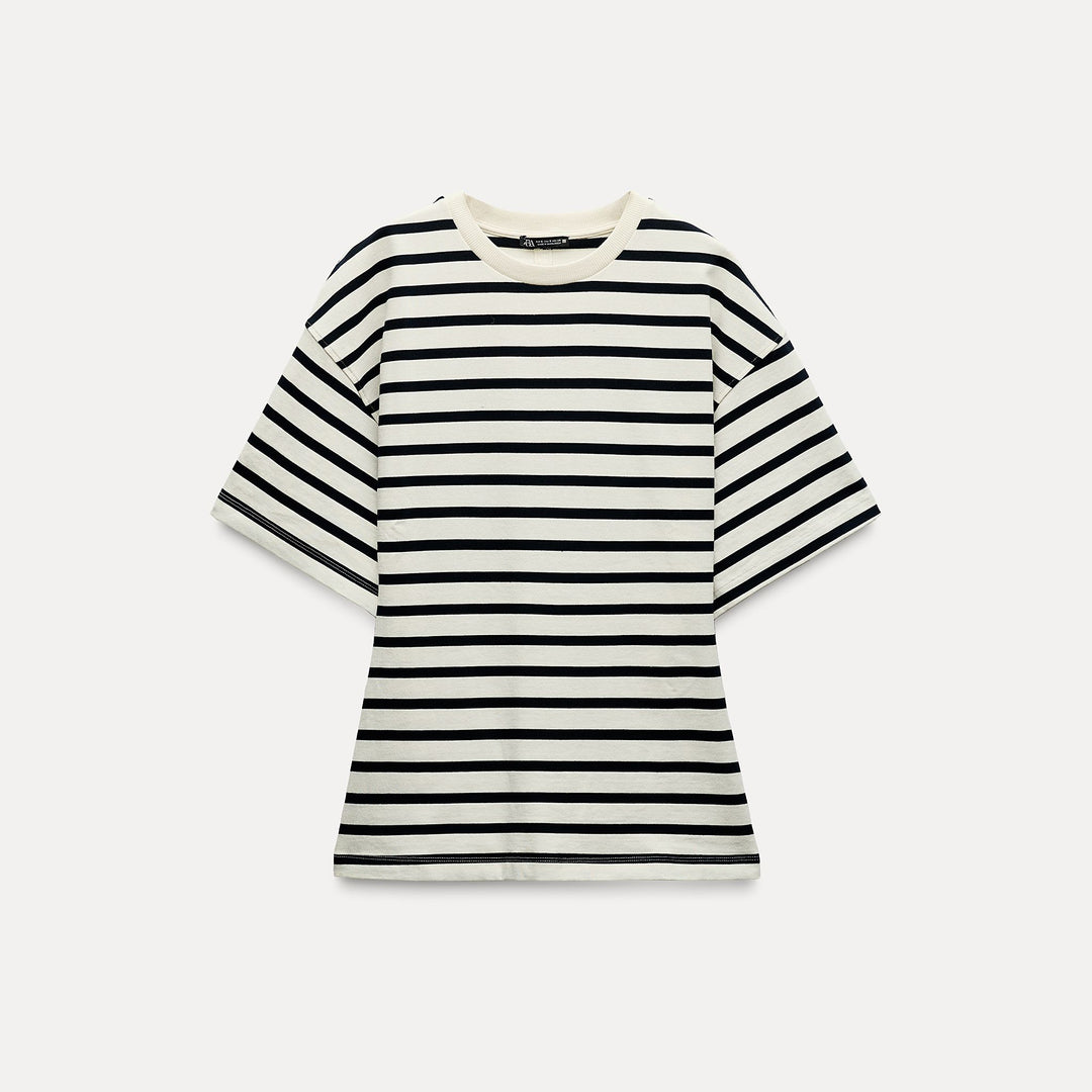 Moudda ZARA - T-shirt Rayé Cintré - Tunisie 1