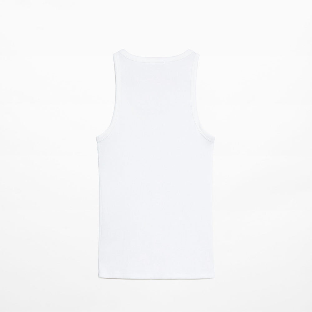 Moudda Oysho - T-Shirt Sans Manches Côtelé 2x2 - Tunisie 2