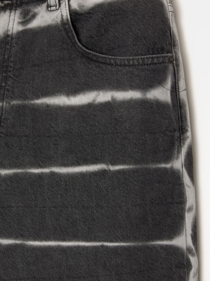 Moudda PULL & BEAR - Bermuda Denim Tiger Lavé - Tunisie 3