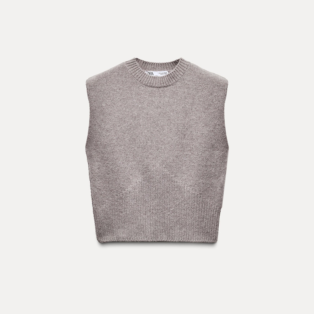 Moudda ZARA - Gilet Cervinia (50% laine) détail taille - Tunisie 1