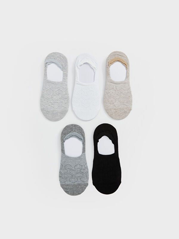 Moudda LC Waikiki - Chaussettes invisibles Femme Mélange gris clair - Tunisie 1