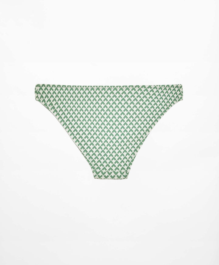 Moudda Oysho - Culotte Classique Jacquard Géométrique Vert - Tunisie 3