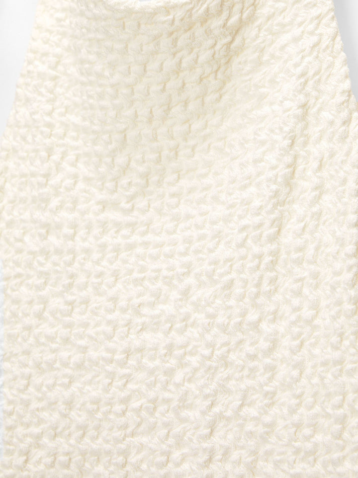 Moudda PULL & BEAR - Robe Midi Halter Texturé - Tunisie 3
