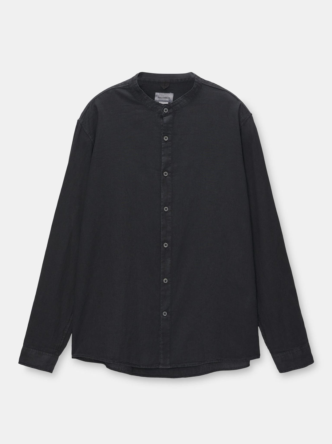 Moudda PULL & BEAR - Chemise Manches Longues Basique Col Mao - Tunisie 3