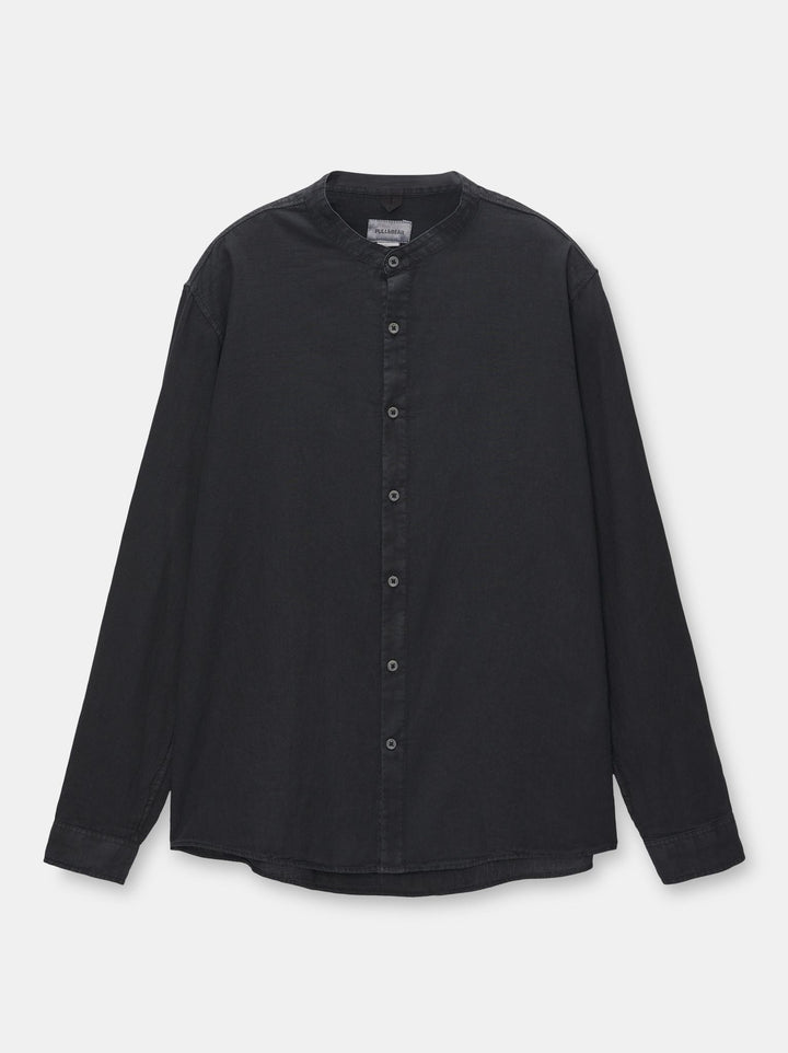 Moudda PULL & BEAR - Chemise Manches Longues Basique Col Mao - Tunisie 3