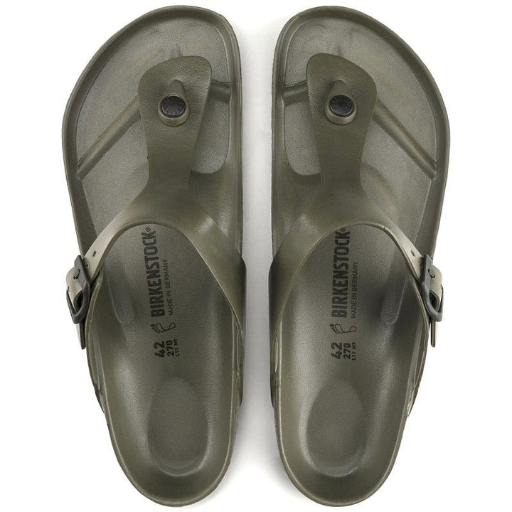 Moudda Birkenstock - Claquettes BIRKENSTOCK Gizeh EVA Khaki - Tunisie 3