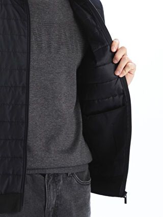 Moudda LC Waikiki - Cardigan jersey basique Homme Noir - Tunisie 4