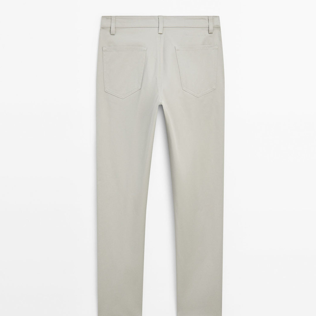 Moudda Massimo Dutti - Pantalon jean coton élégant 5 poches fuselé - Tunisie 5
