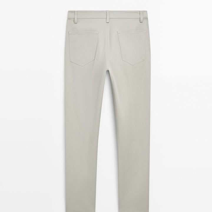 Moudda Massimo Dutti - Pantalon jean coton élégant 5 poches fuselé - Tunisie 5