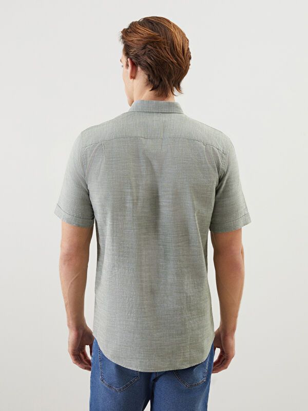 Moudda LC Waikiki - Chemise manches courtes en tissu pour Homme - Tunisie 4