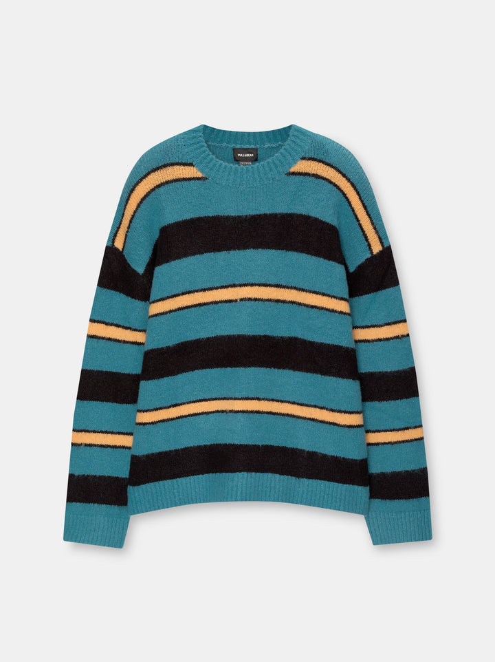 Moudda PULL & BEAR - Pull Manches Longues Pelito Rayé - Tunisie 1