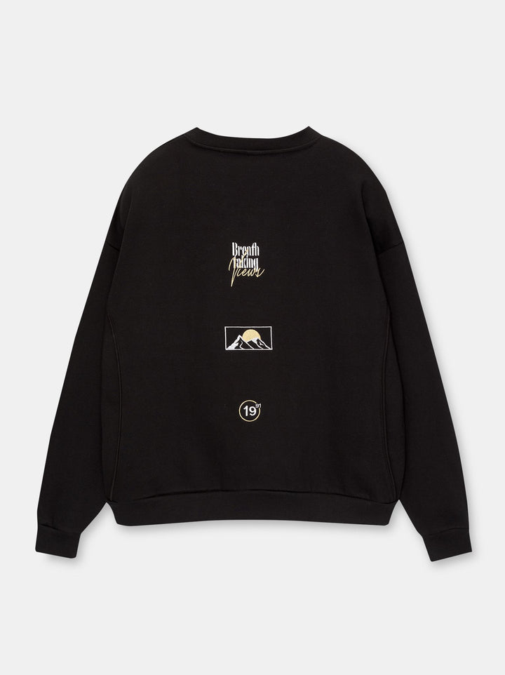 Moudda PULL & BEAR - Sweat Col Rond V Encolure Outdoor Passepoil Brodé - Tunisie 1