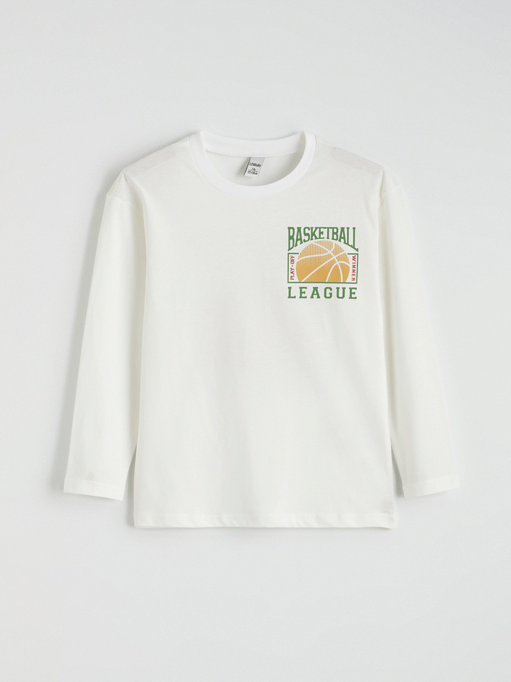Moudda LC Waikiki - T-shirt manches longues en jersey pour Garçon - Tunisie 5
