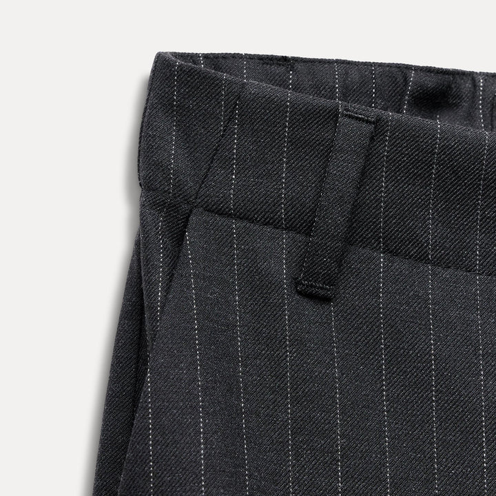 Moudda ZARA - Pantalon tonneau bouton ourlet rayé diplomate - Tunisie 3