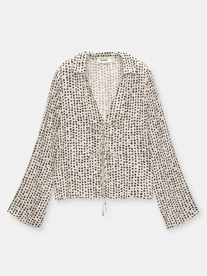 Moudda PULL & BEAR - Chemise Fluide Lacets - Tunisie 3