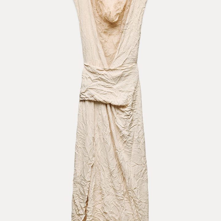 Moudda ZARA - Robe froissée combinée drapée - Tunisie 1