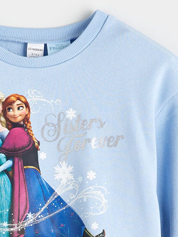 Moudda LC Waikiki - Sweatshirt en jersey sous licence Fille Bleu clair - Tunisie 2