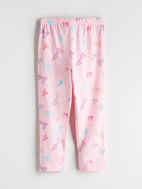 Moudda LC Waikiki - Pyjama en jersey manches longues moyen Fille Imprimé rose - Tunisie 5