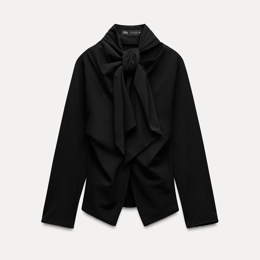 Moudda ZARA - Chemise poliviscose détail nœud col - Tunisie 2
