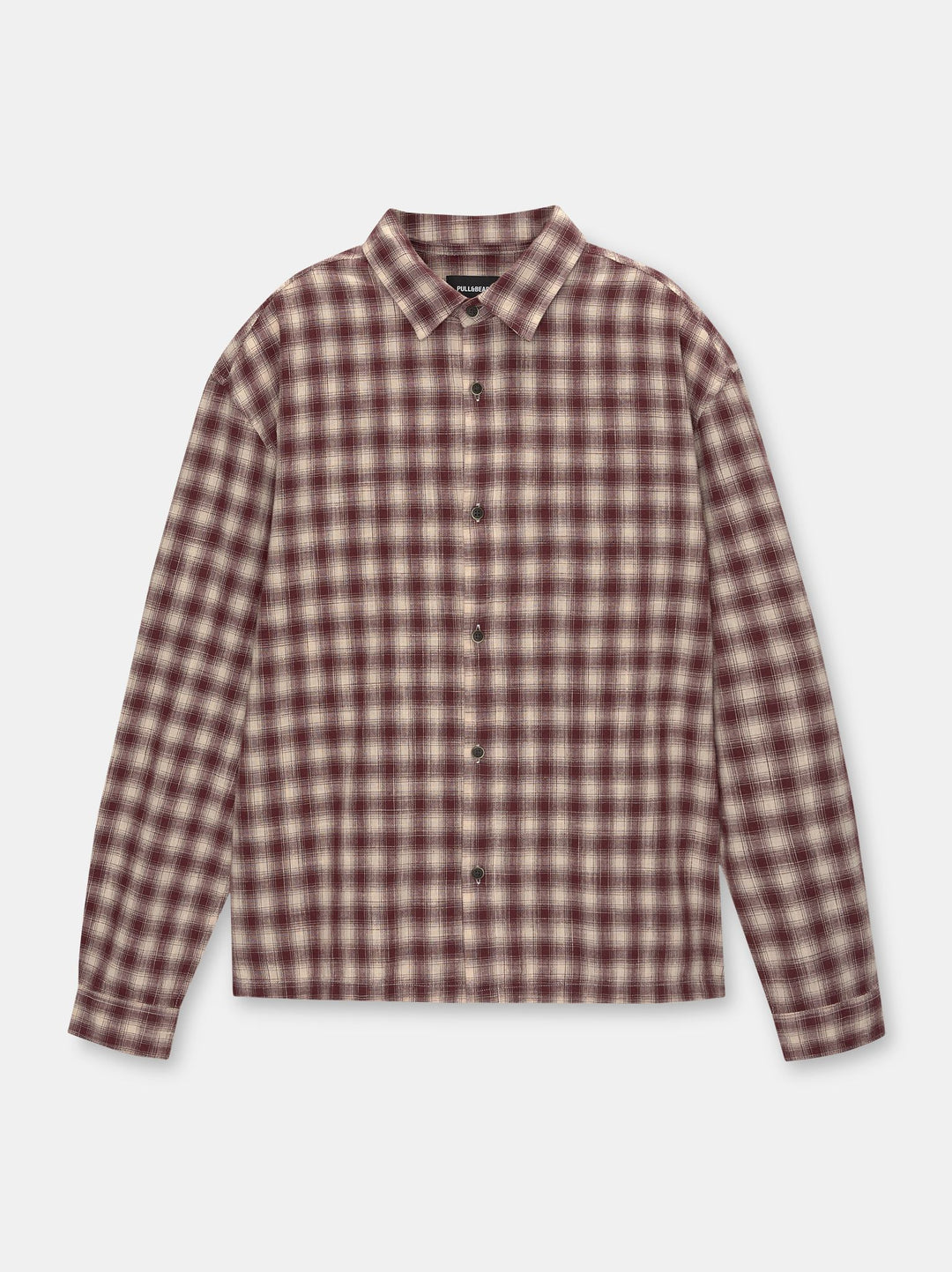 Moudda PULL & BEAR - Chemise Manches Longues Rustic Mini Check - Tunisie 3