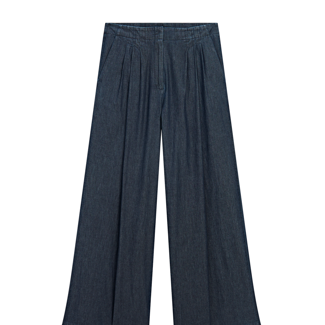 Moudda Massimo Dutti - Pantalon effet jean détail plis - Tunisie 1