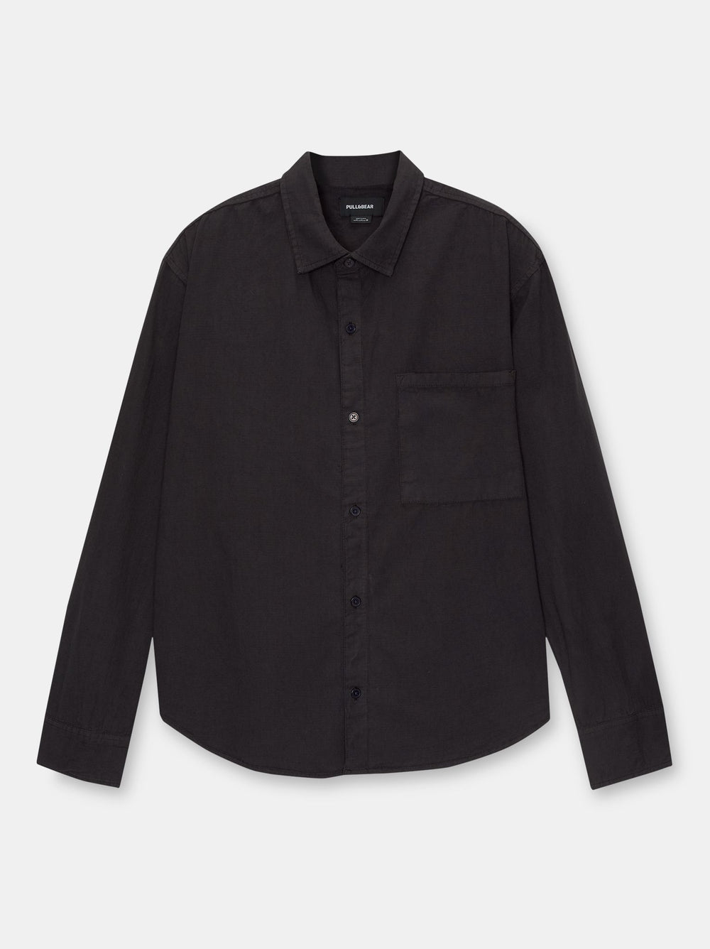 Moudda PULL & BEAR - Chemise Manches Longues Structure Lavée Basique - Tunisie 2