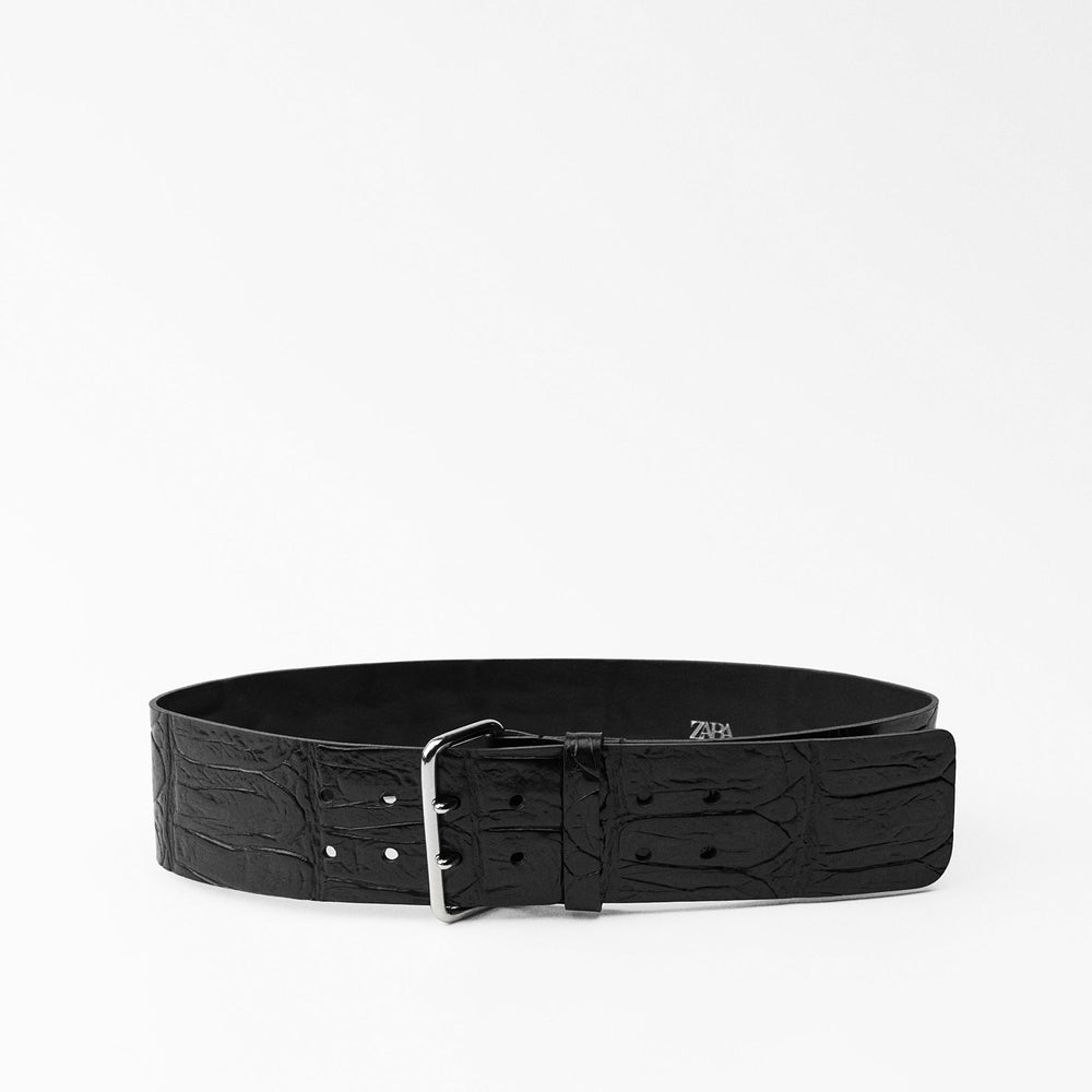Moudda ZARA - Ceinture crocodile vintage 7 cm - Tunisie 2