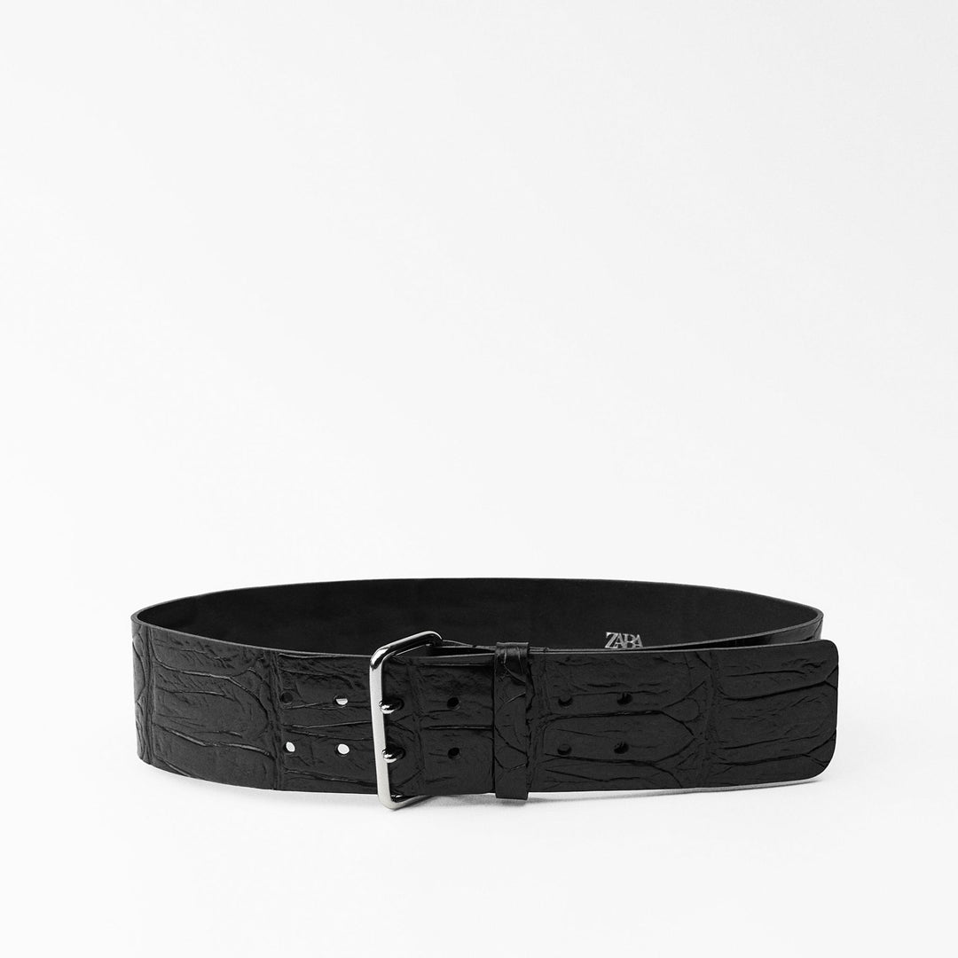 Moudda ZARA - Ceinture crocodile vintage 7 cm - Tunisie 2