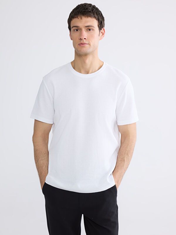 Moudda LC Waikiki - T-shirt manches courtes en jersey pour Homme - Tunisie 1
