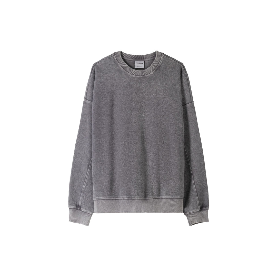 Moudda BERSHKA - Sweat Col Rond Effet Envers Délavé - Tunisie 3