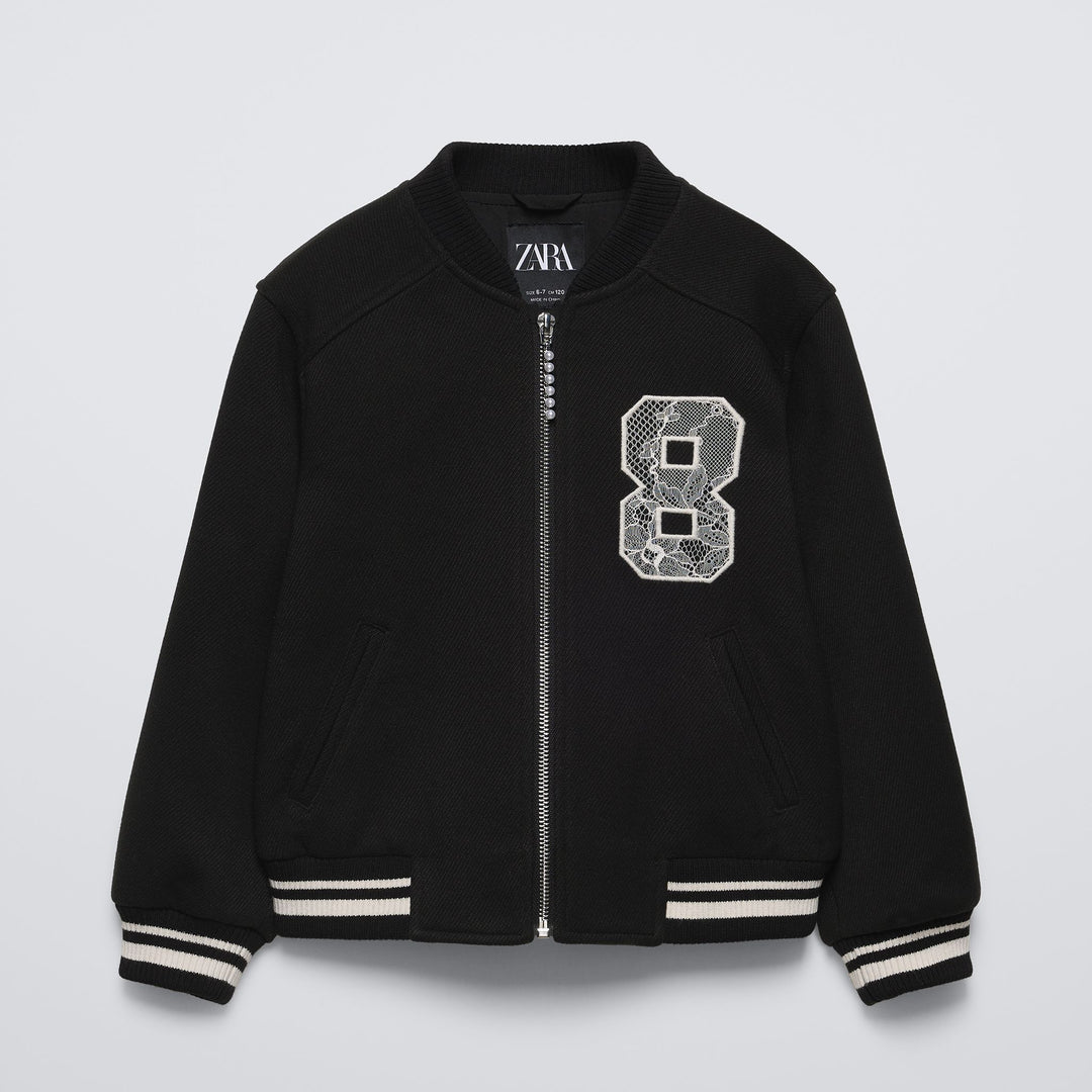 Moudda ZARA - Veste bomber fille détail dentelle - Tunisie 1