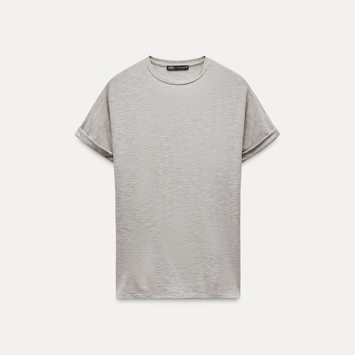 Moudda ZARA - T-shirt lyocell/viscose/laine/élasthanne, tissu tourné - Tunisie 1