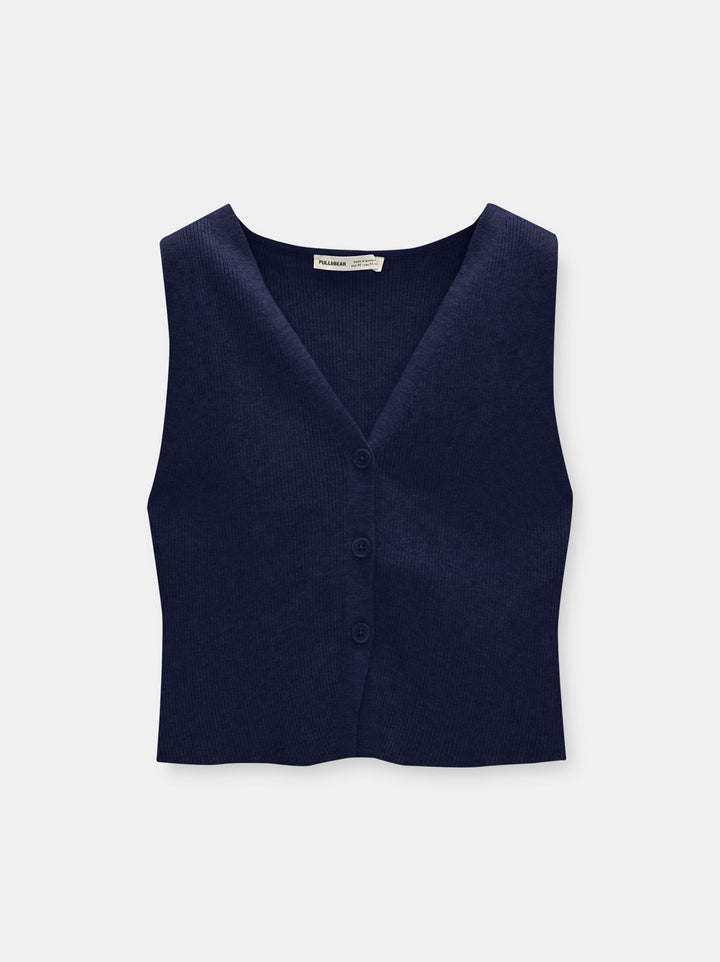 Moudda PULL & BEAR - Gilet Perlé Doux - Tunisie 3