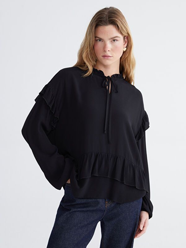 Moudda LC Waikiki - Chemisier (blouse) manches longues en tissu - Tunisie 1
