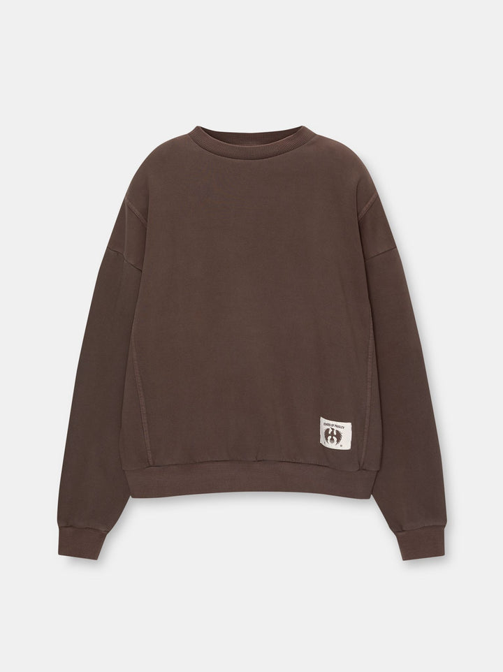 Moudda PULL & BEAR - Sweat Col Rond Lavé Browns - Tunisie 3
