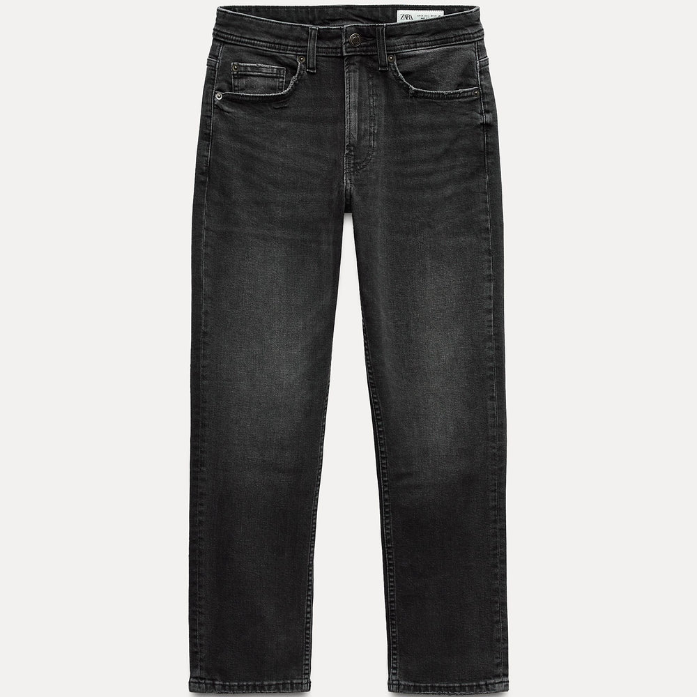 Moudda ZARA - Jean relaxed slim noir antique - Tunisie 2