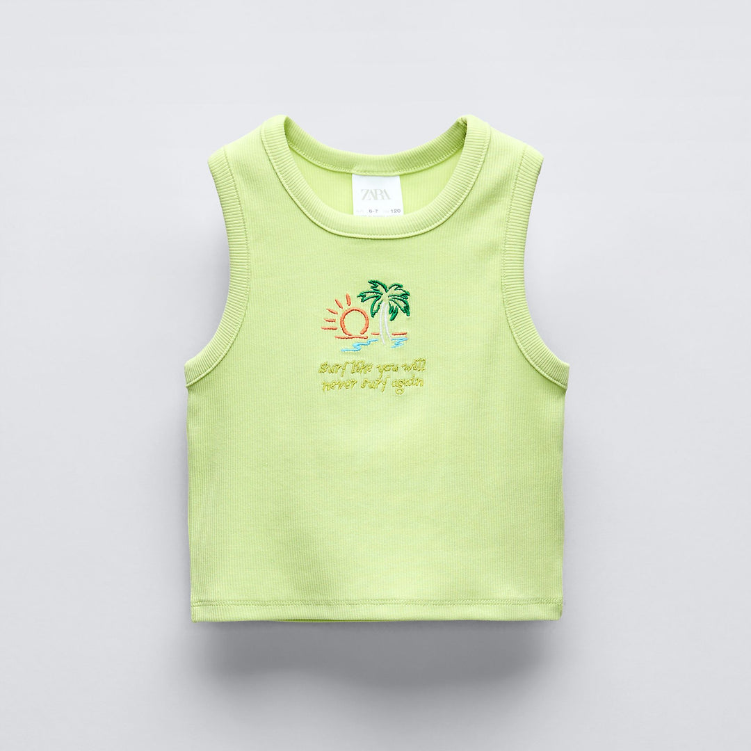 Moudda ZARA - T-shirt fille top brodé - Tunisie 2