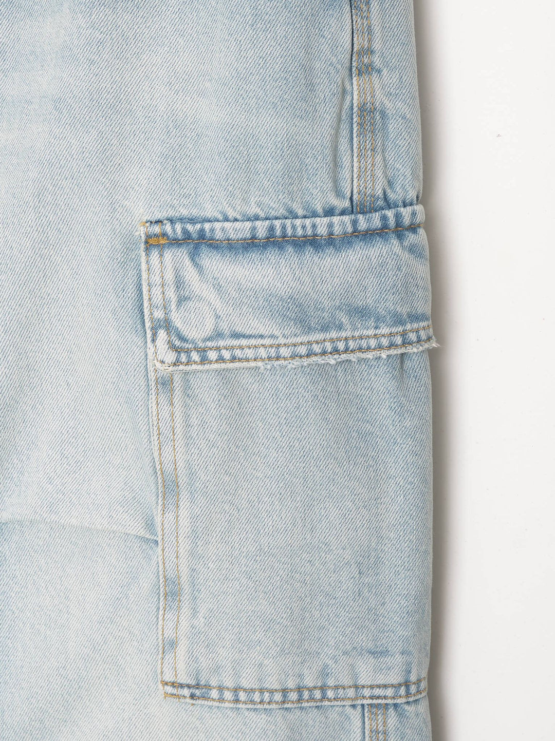 Moudda PULL & BEAR - Pantalon Denim Cargo Straight - Tunisie 3