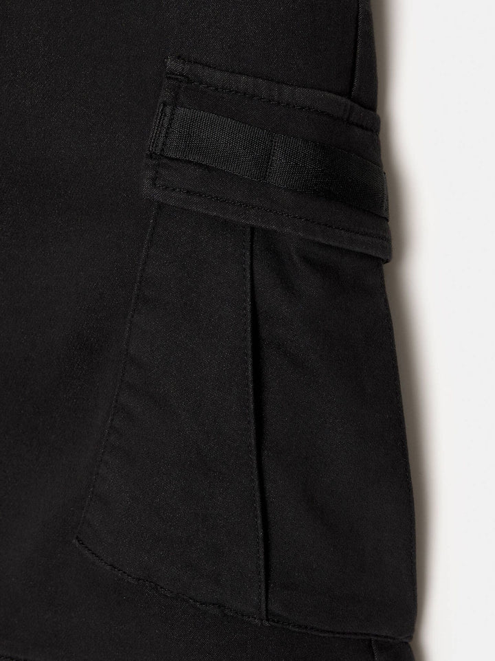 Moudda PULL & BEAR - Bermuda Cargo Devant Poche Soft Knit Basique - Tunisie 3