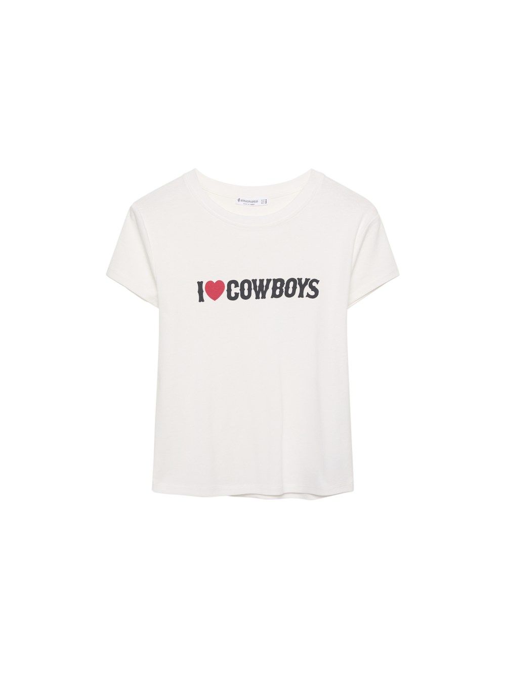 Moudda STRADIVARIUS - T-Shirt Manches courtes I Love Cowboy - Tunisie 2
