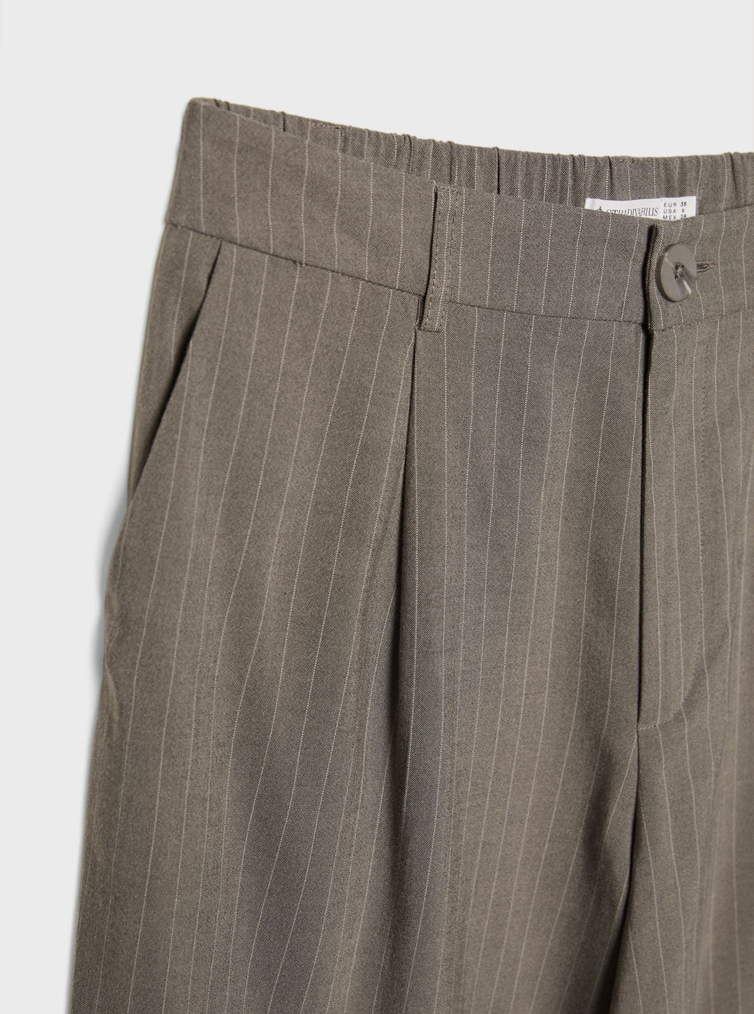 Moudda STRADIVARIUS - Pantalon Large Gris Foncé Longueur Complète - Tunisie 1