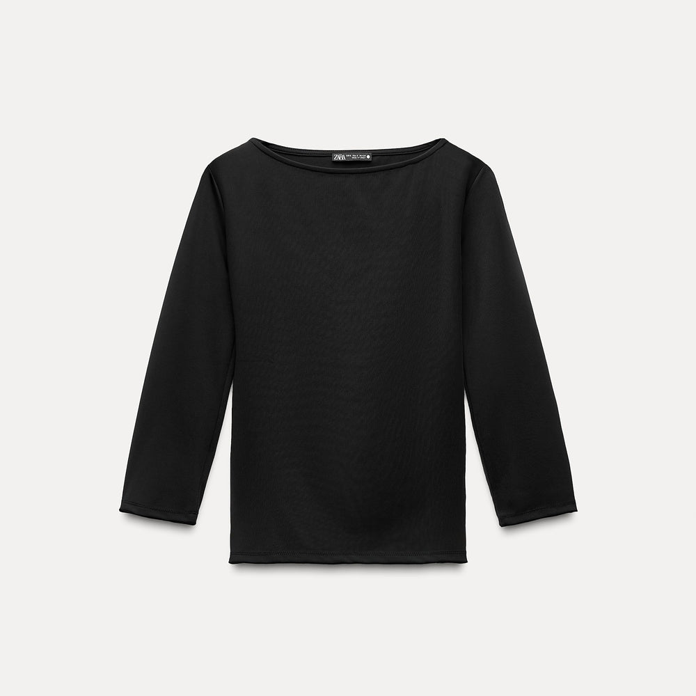 Moudda ZARA - T-shirt en polyamide, col bateau, coupe homme - Tunisie 2
